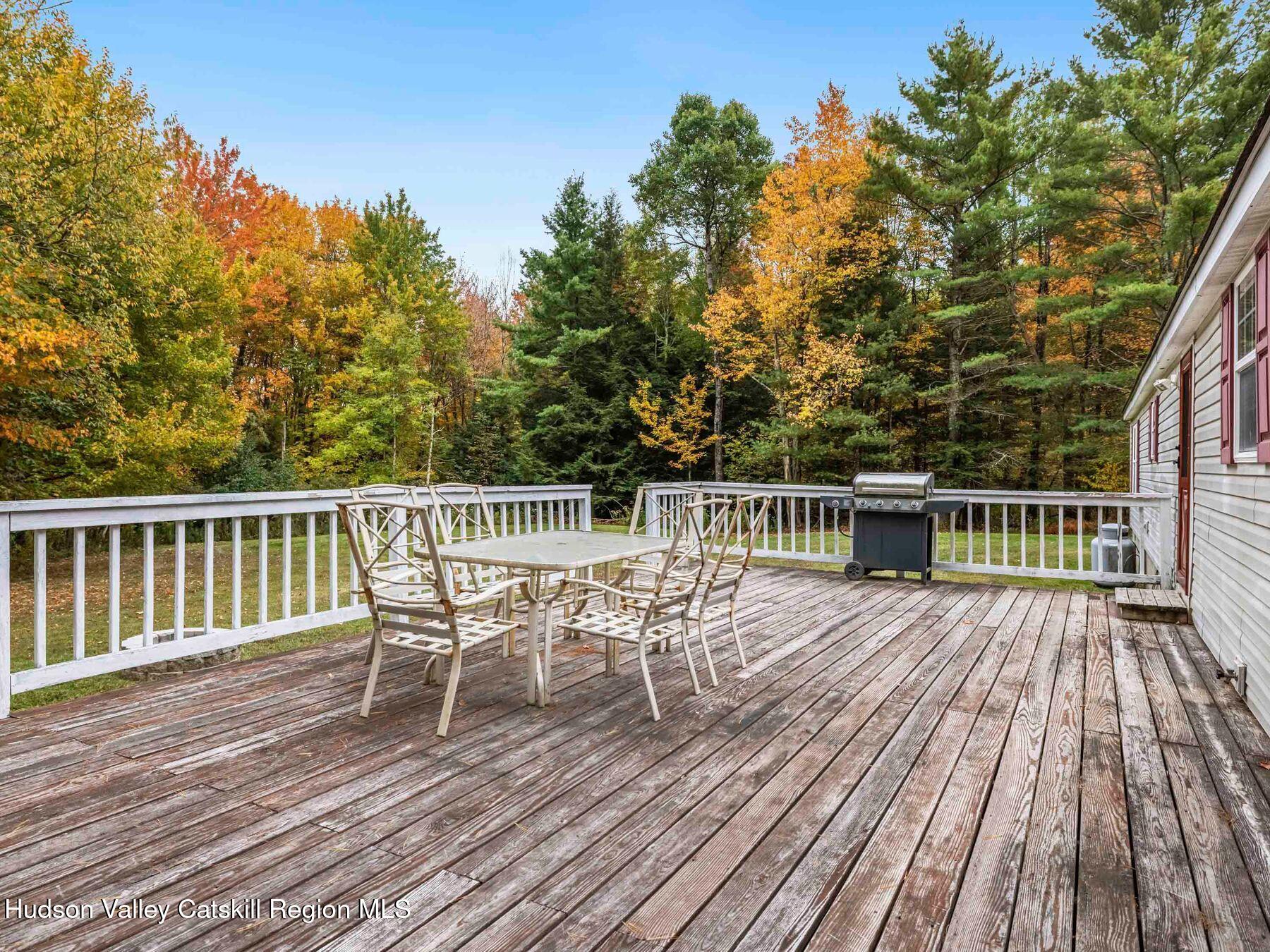 370 Begley Road Windham, NY 12496 - Photo 39 of 51 a view of a deck patio and outdoor seating