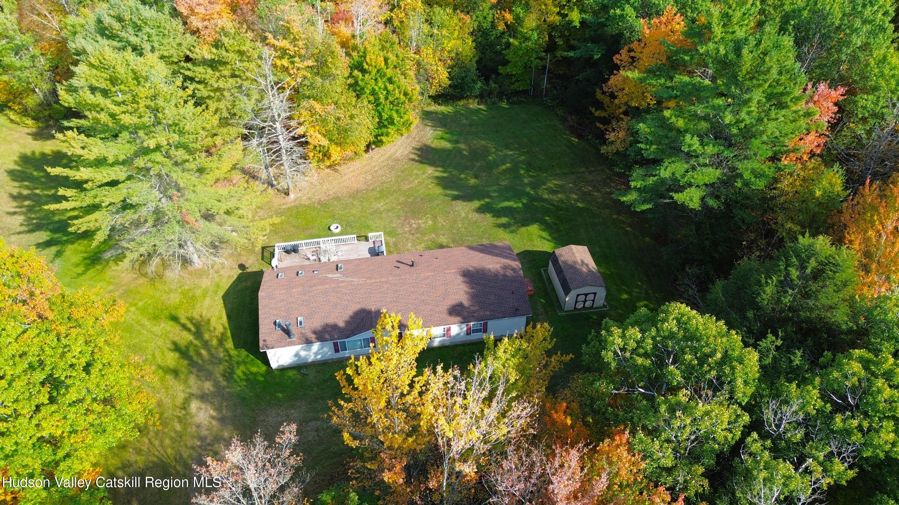 370 Begley Road Windham, NY 12496 - Photo 49 of 51 an aerial view of a house with a yard
