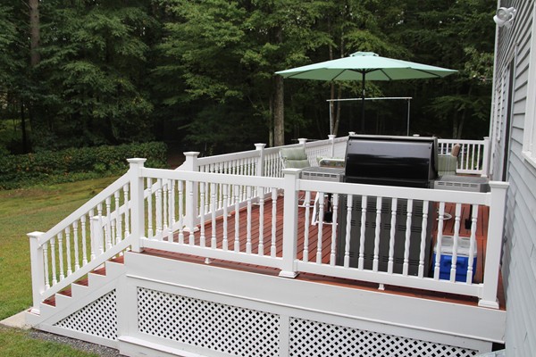 4 Lyn Path Hopkinton, MA 01748 - Photo 28 of 28 a view of a chair and table on the deck
