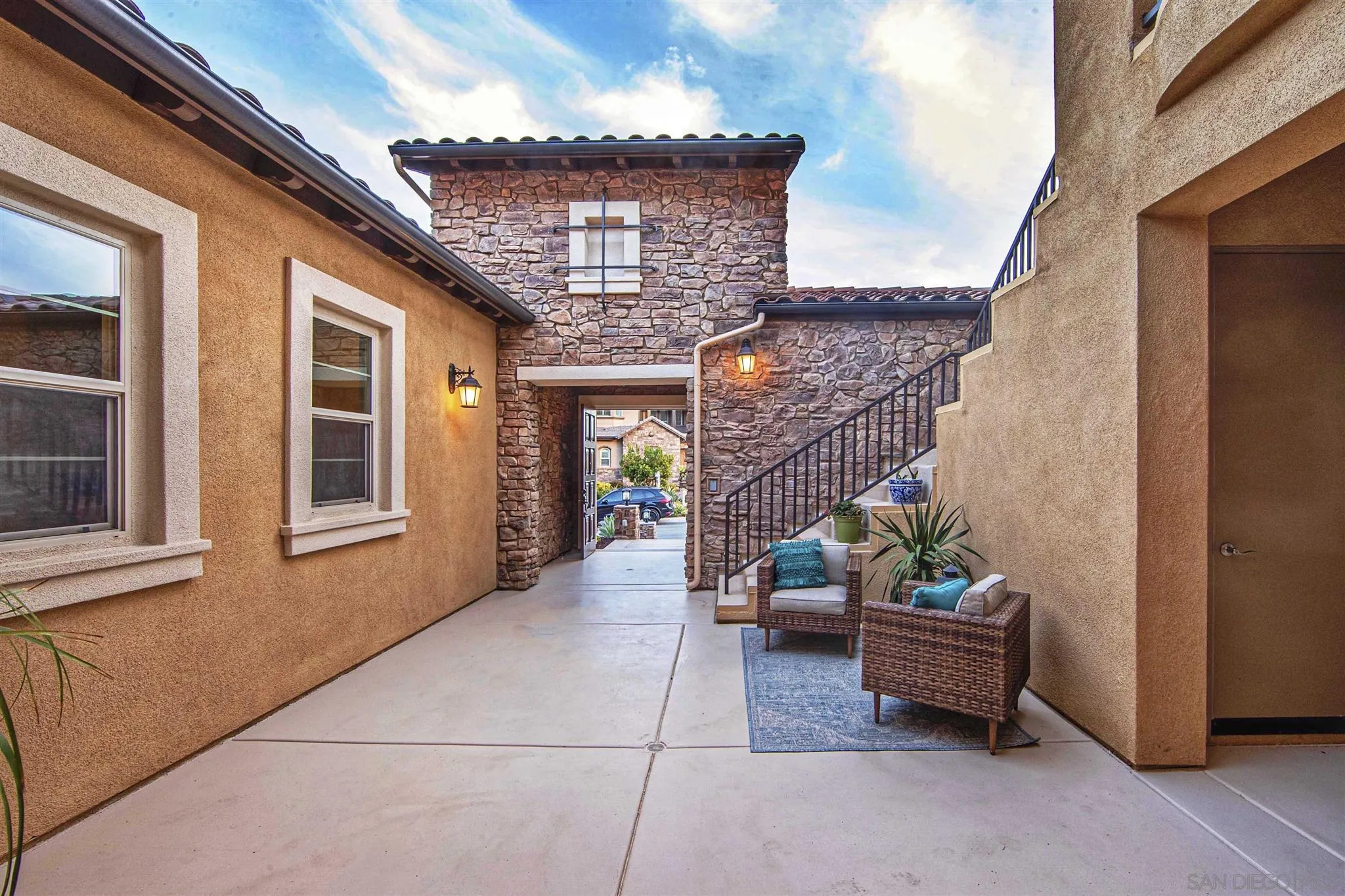 545 Ledge Street San Marcos, CA 92078 - Photo 6 of 55 a outdoor living space with patio furniture and potted plants
