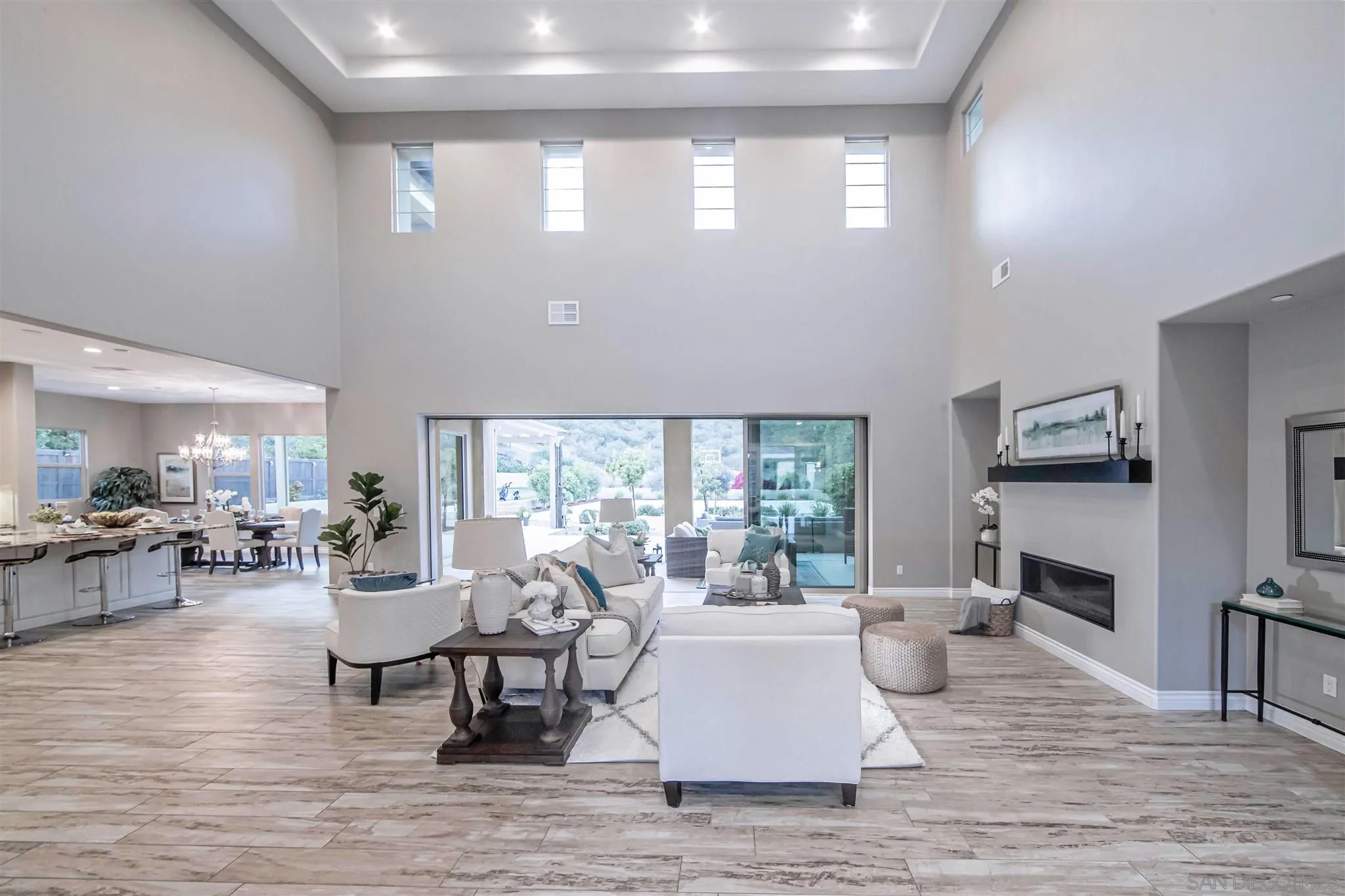 545 Ledge Street San Marcos, CA 92078 - Photo 8 of 55 a living room with furniture and a fireplace