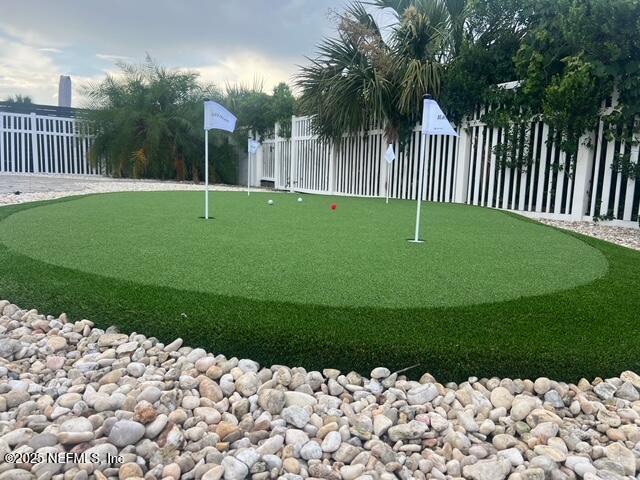 5072 Atlantic View St. Augustine, FL 32080 - Photo 54 of 68 a view of a garden with a pathway
