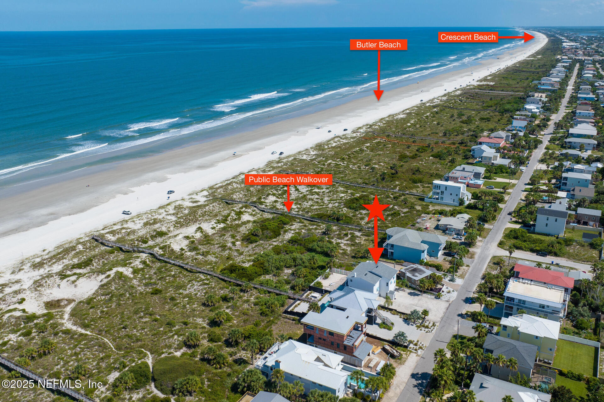 5072 Atlantic View St. Augustine, FL 32080 - Photo 62 of 68 an aerial view of a houses with an outdoor space