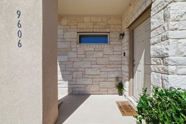 a view of a entryway door of the house