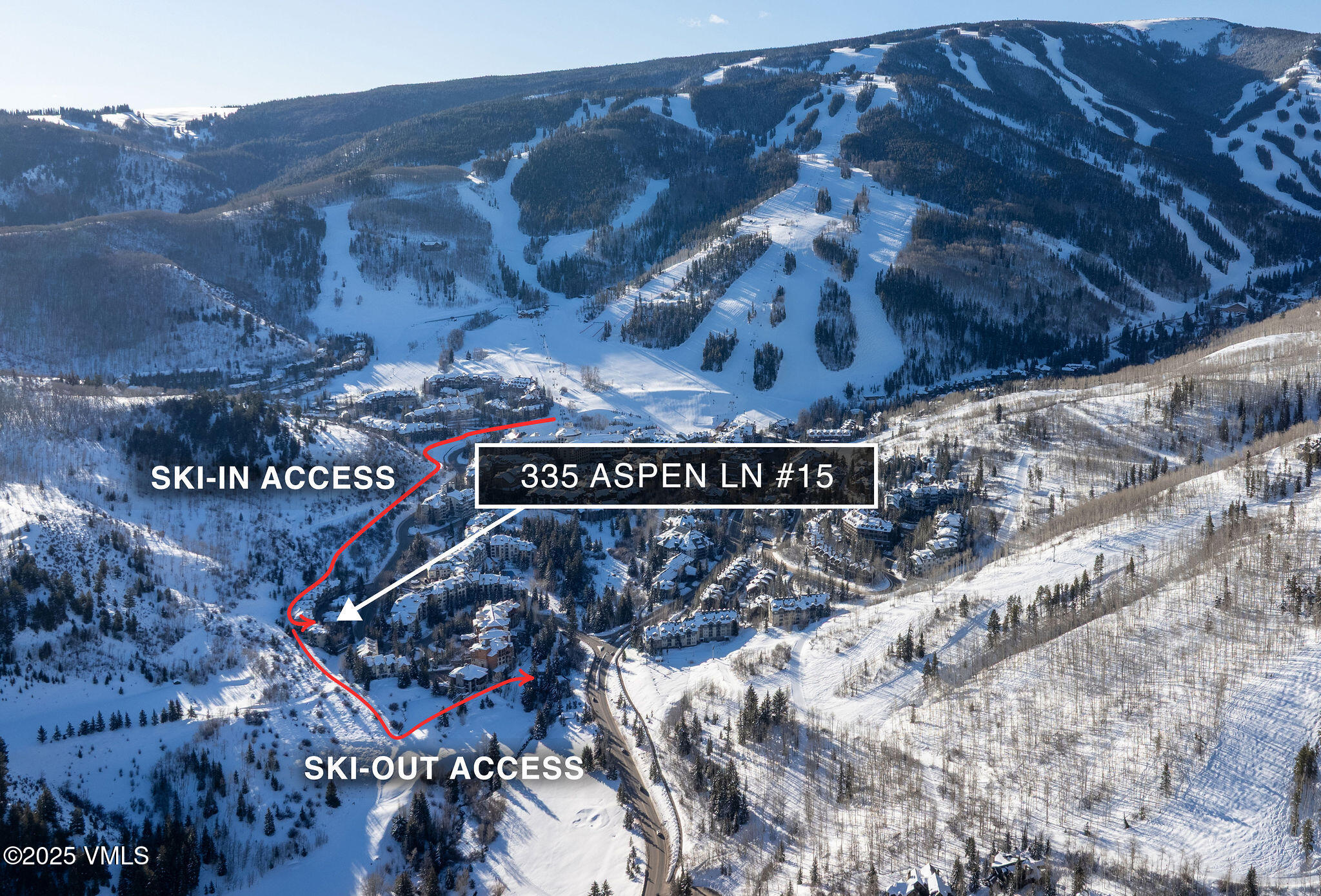 335 Aspen Lane, Unit 15 Beaver Creek, CO 81620 - Photo 6 of 32 2502_335_aspen_ln_15_aerial_f
