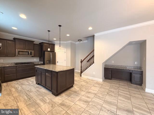 1461 Carries Court Huntingtown, MD 20639 - Photo 16 of 49 Kitchen with built in office desk