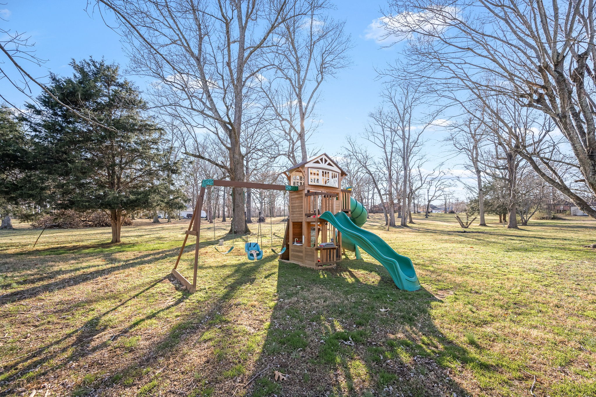 109 Hampshire Road Shelbyville, TN 37160 - Photo 46 of 55 a view of a park with swings and slides