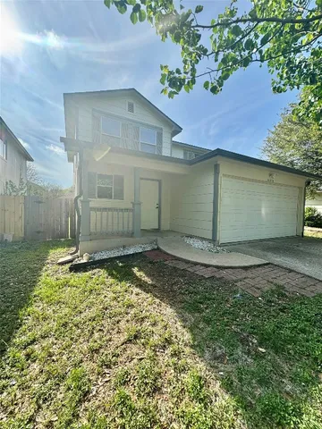 a backyard of a house