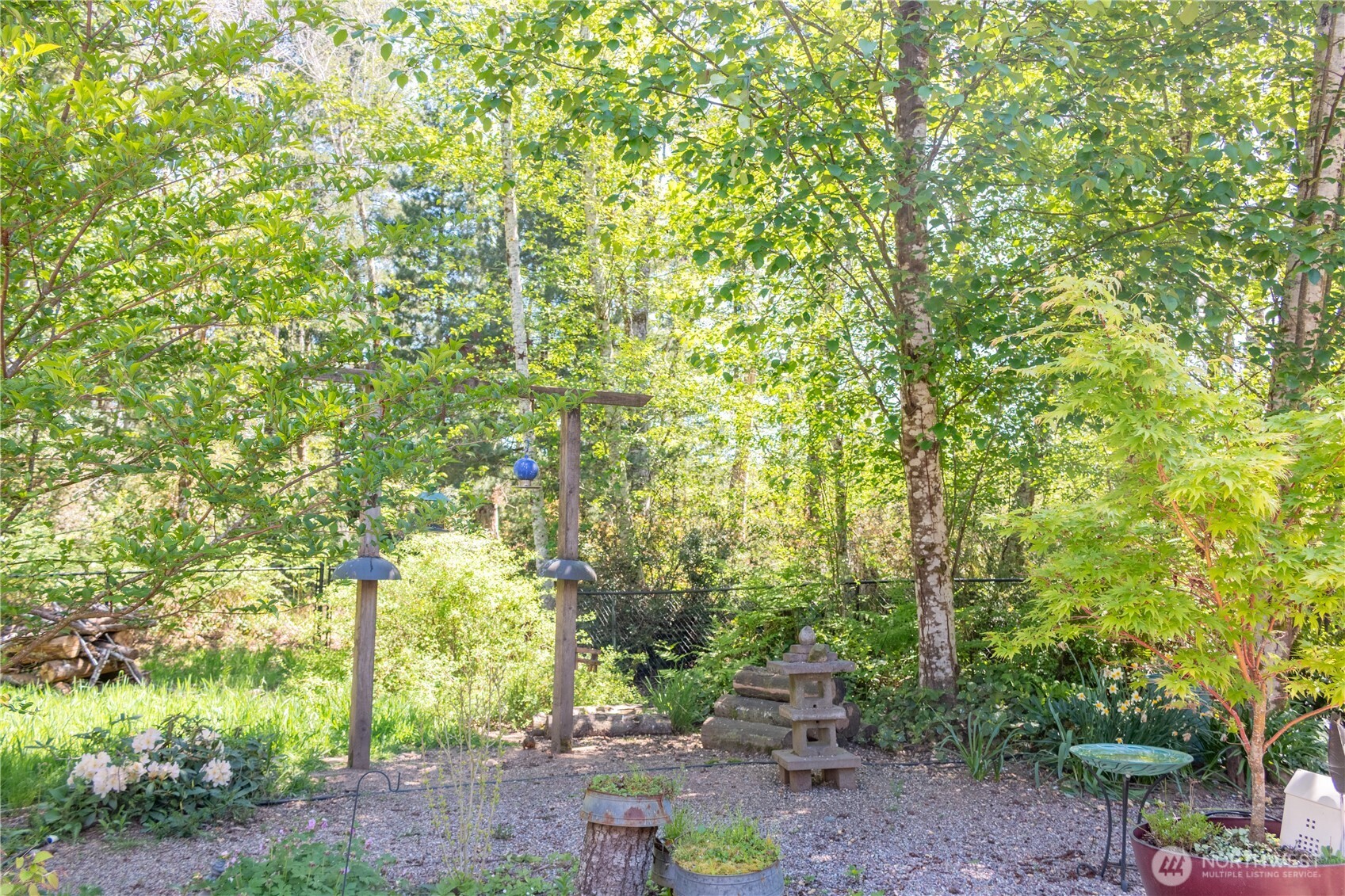 3111 East Rasor Road Belfair, WA 98528 - Photo 23 of 26 a backyard of a house with lots of trees