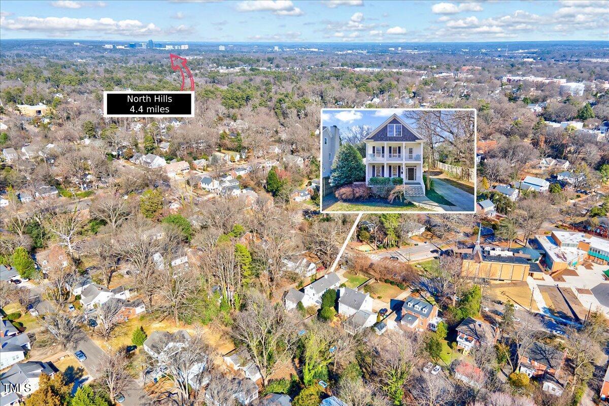 201 Brooks Avenue Raleigh, NC 27607 - Photo 41 of 44 Aerial View