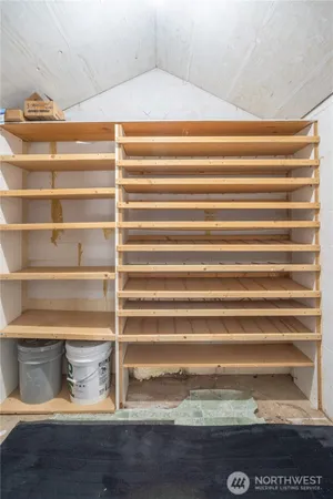 a view of water heater room