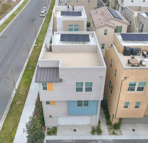 a view of city and mountain