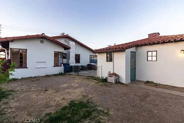 a view of a terrace with skyline
