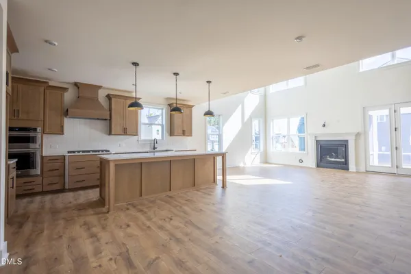 wooden floor in an empty room