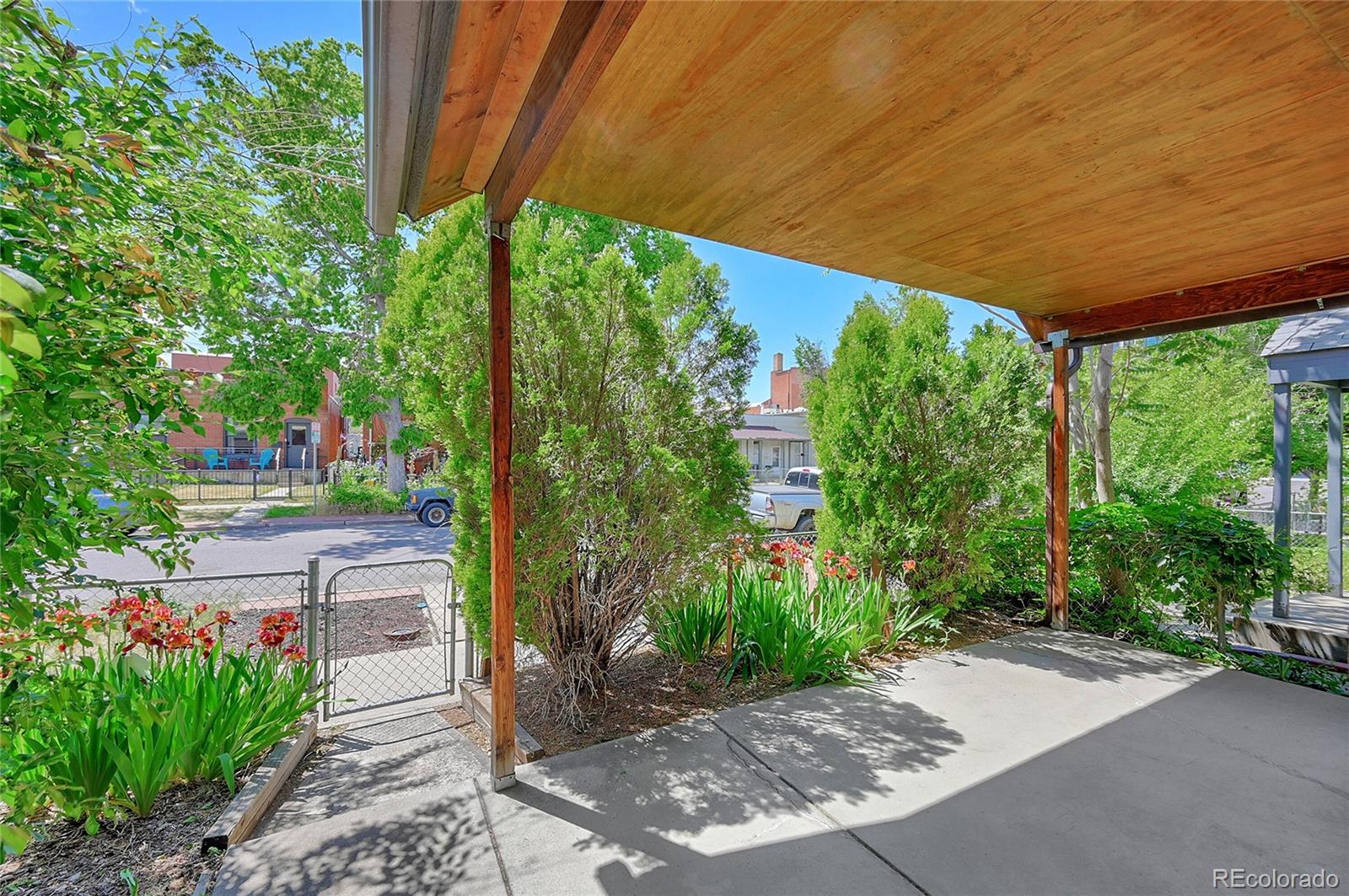 944 Inca Street Denver, CO 80204 - Photo 6 of 29 a garden view with a seating space