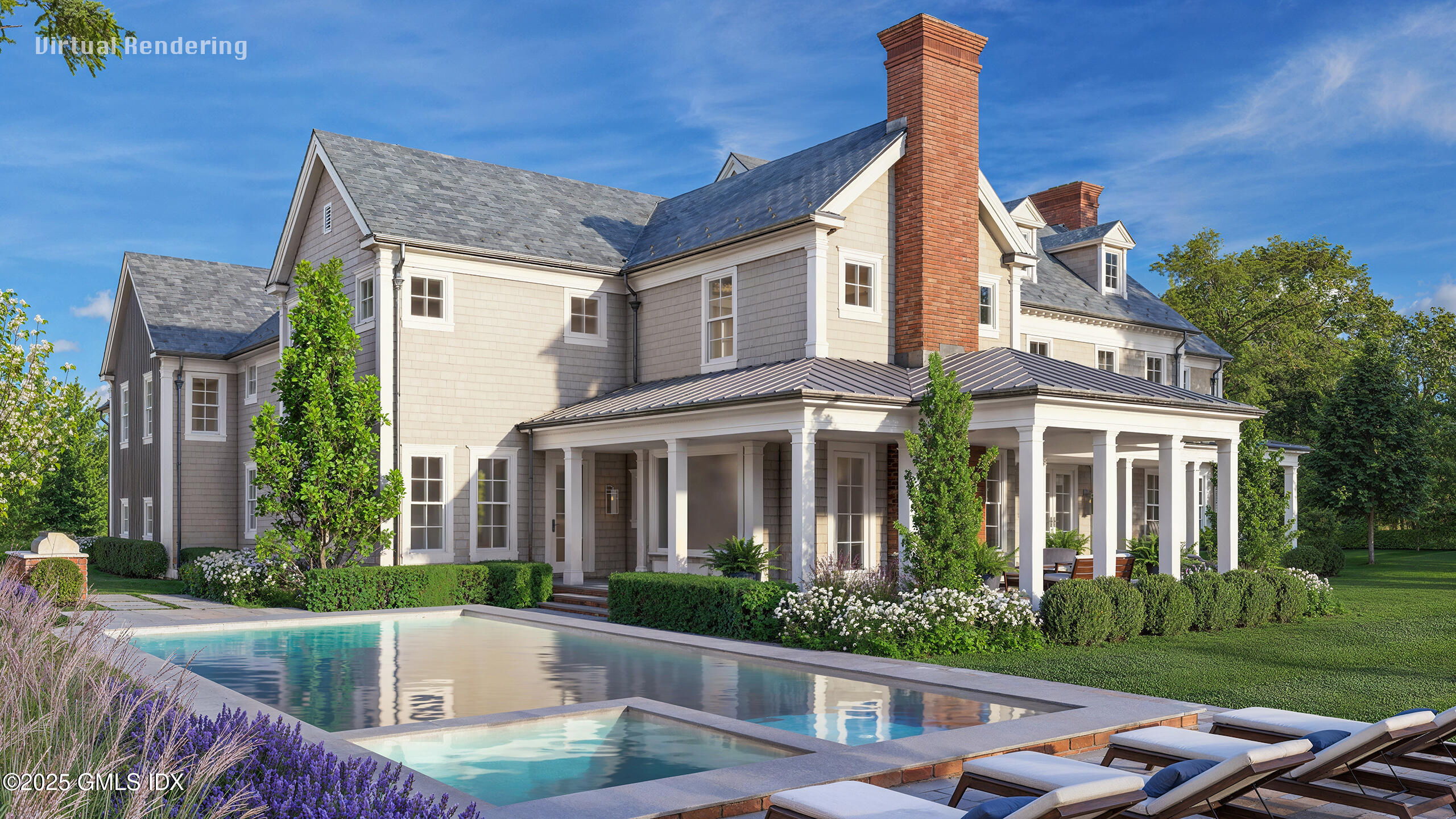 133 Doubling Road Greenwich, CT 06830 - Photo 6 of 13 Exterior/Pool Rendering