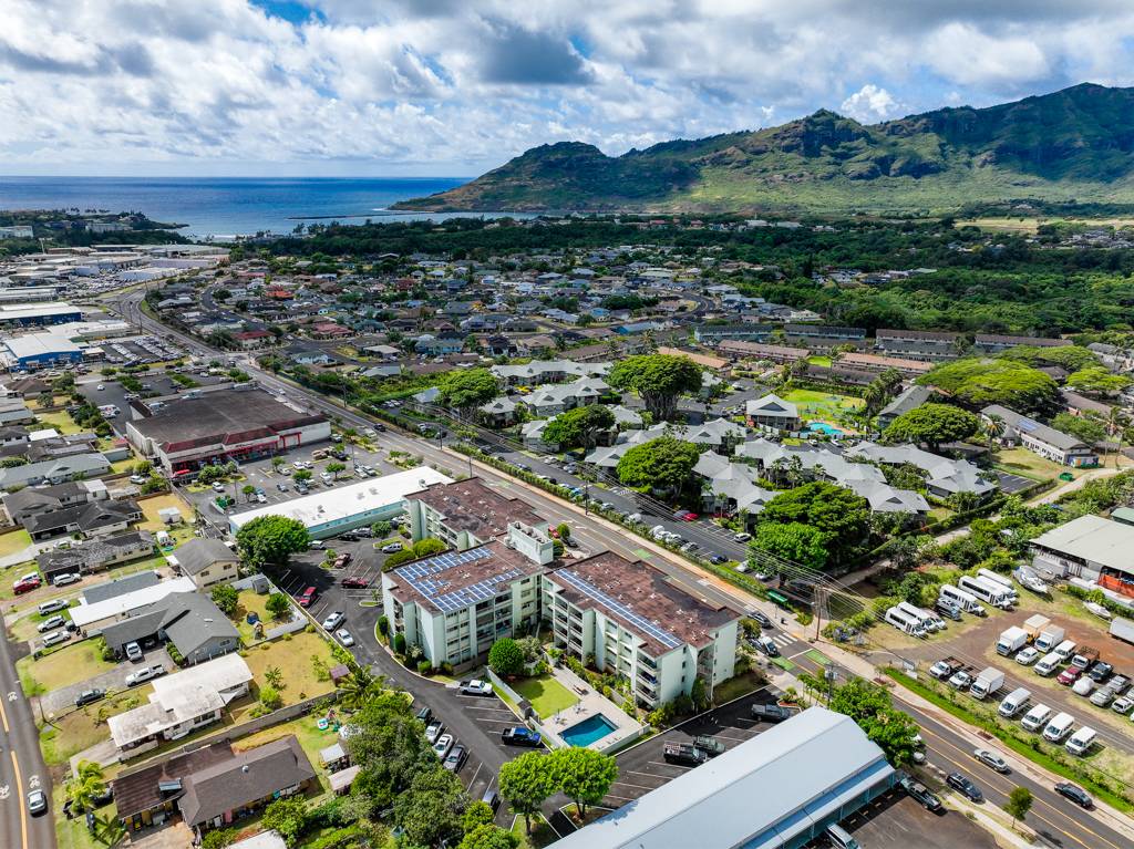 4156 Rice Street, Unit 107 Lihue, HI 96766 - Photo 28 of 29 an aerial view of residential houses with outdoor space