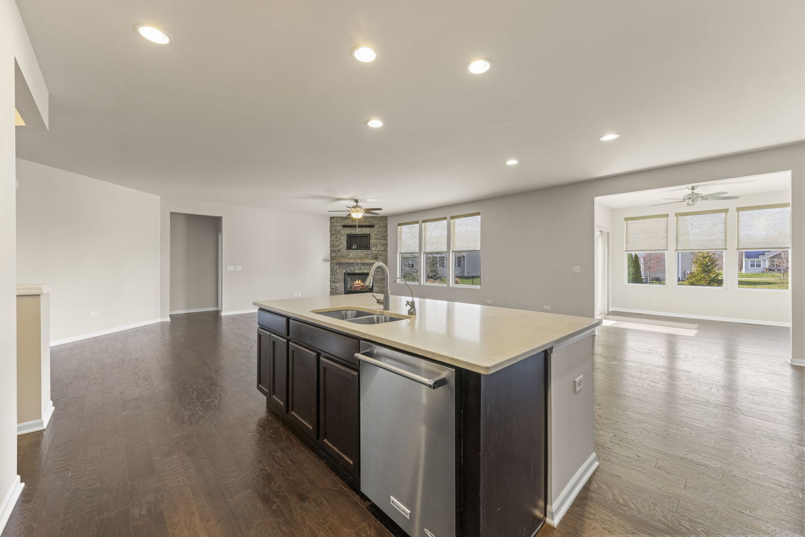 1433 Ruby Drive Yorkville, IL 60560 - Photo 11 of 25 a kitchen with a stove and a sink