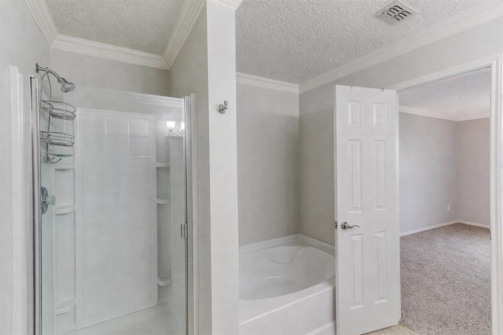 3601 McClintick Road McKinney, TX 75070 - Photo 20 of 24 a bathroom with a bathtub