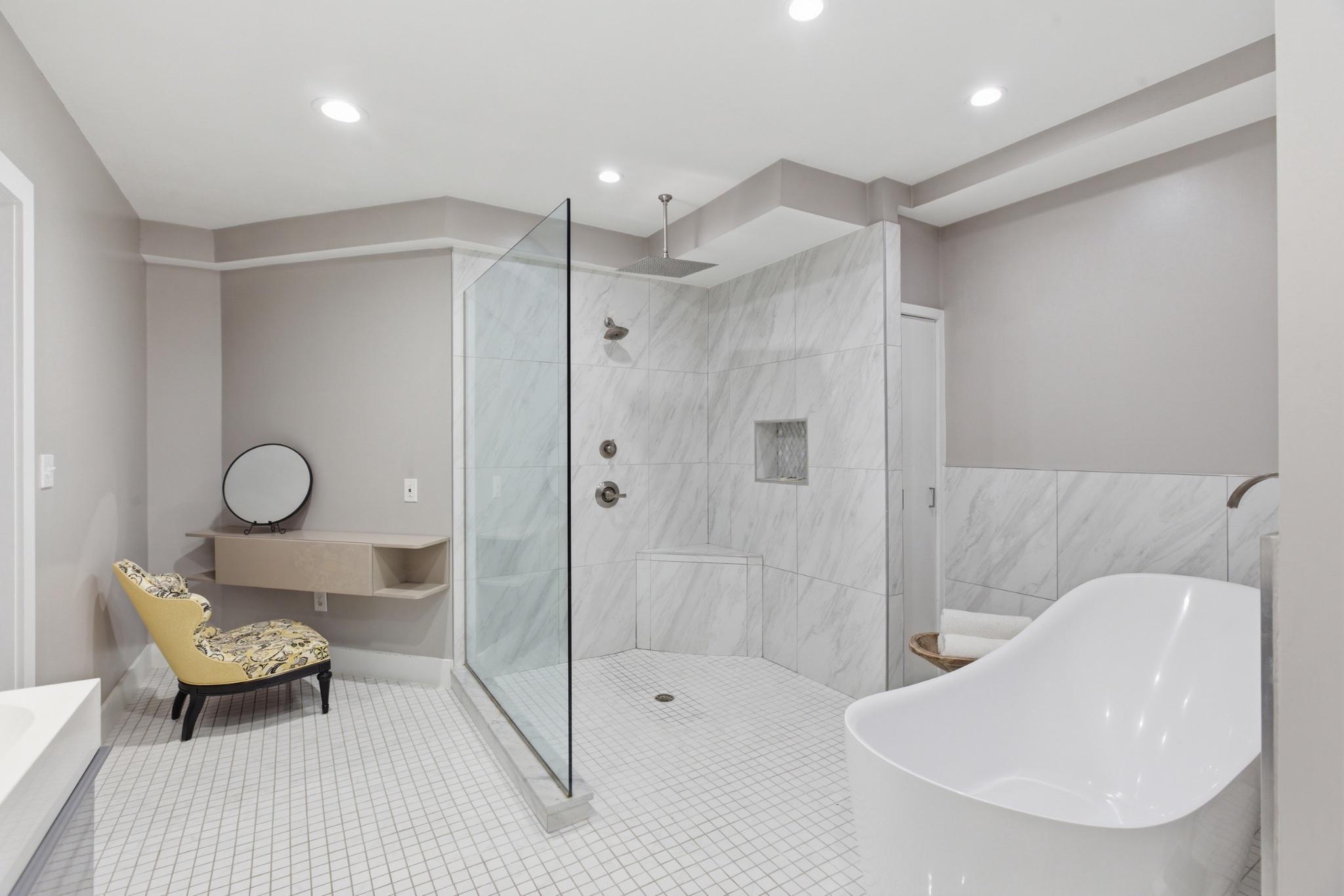 1219 Meadow View Road Pasadena, MD 21122 - Photo 53 of 70 Lower level sleek modern bathroom oasis.