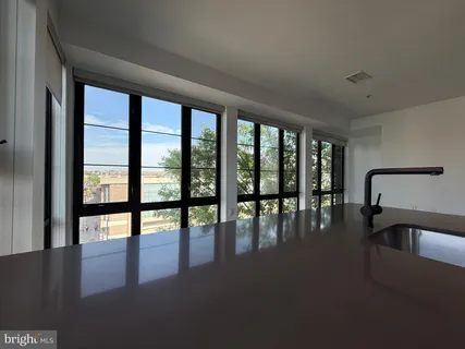 a view of dining room with hardwood floor