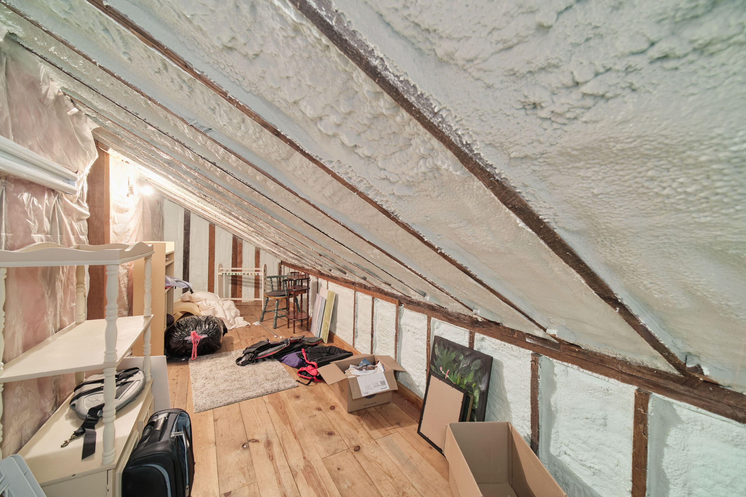 3750 River Road Manistee, MI 49660 - Photo 37 of 60 Insulation added in attic storage areas