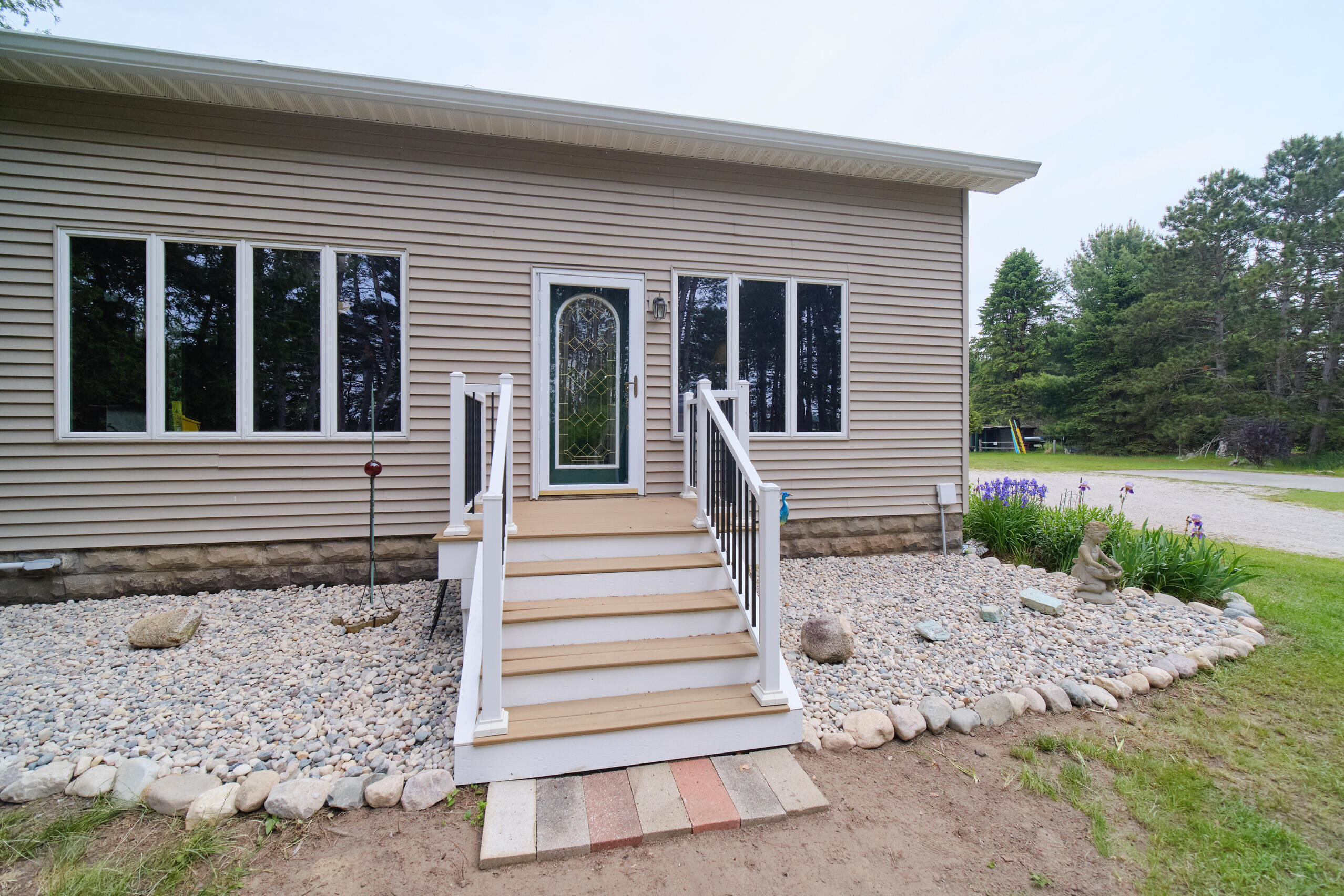 3750 River Road Manistee, MI 49660 - Photo 49 of 60 New grading and stone landscaping