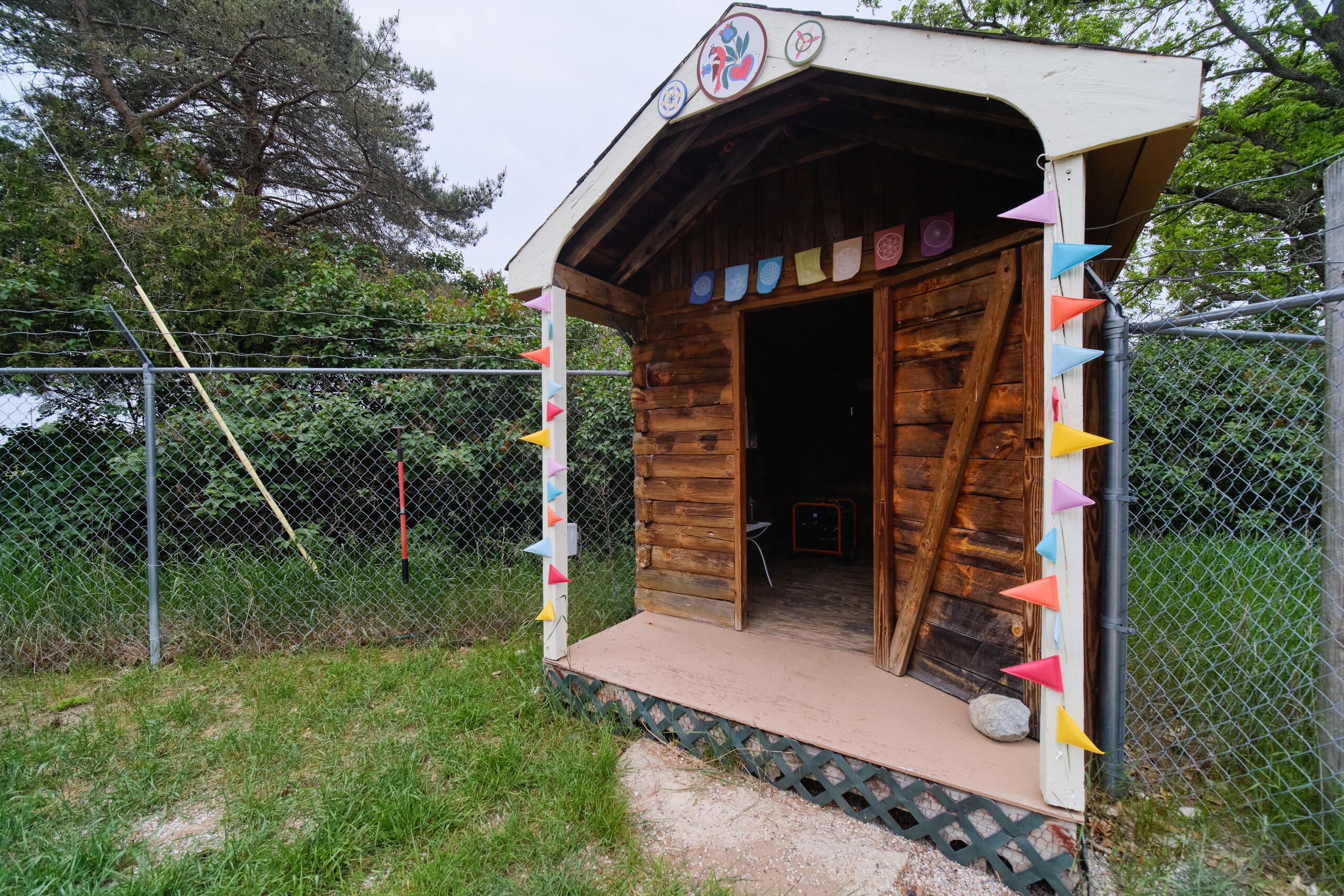3750 River Road Manistee, MI 49660 - Photo 54 of 60 Little log playhouse