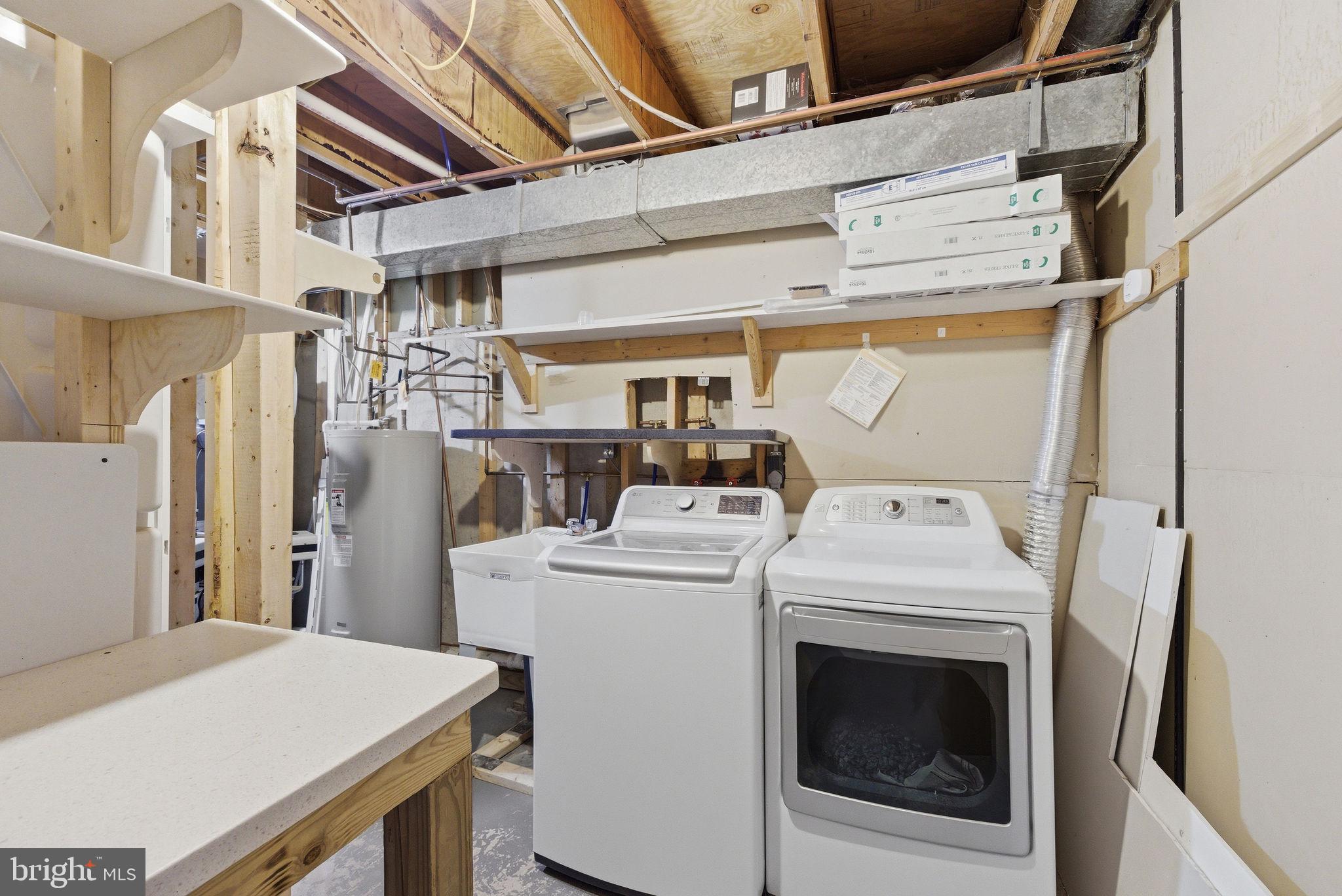 14688 Basingstoke Loop Centreville, VA 20120 - Photo 25 of 34 a utility room with dryer and washer