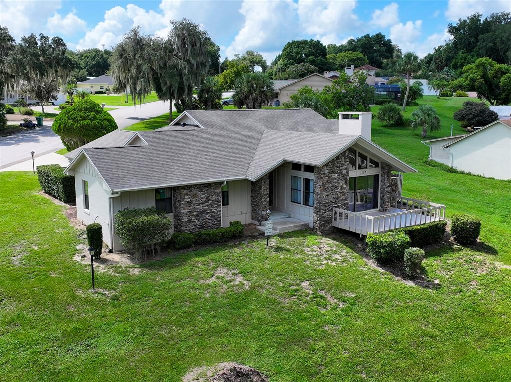 Aerial of Front of home