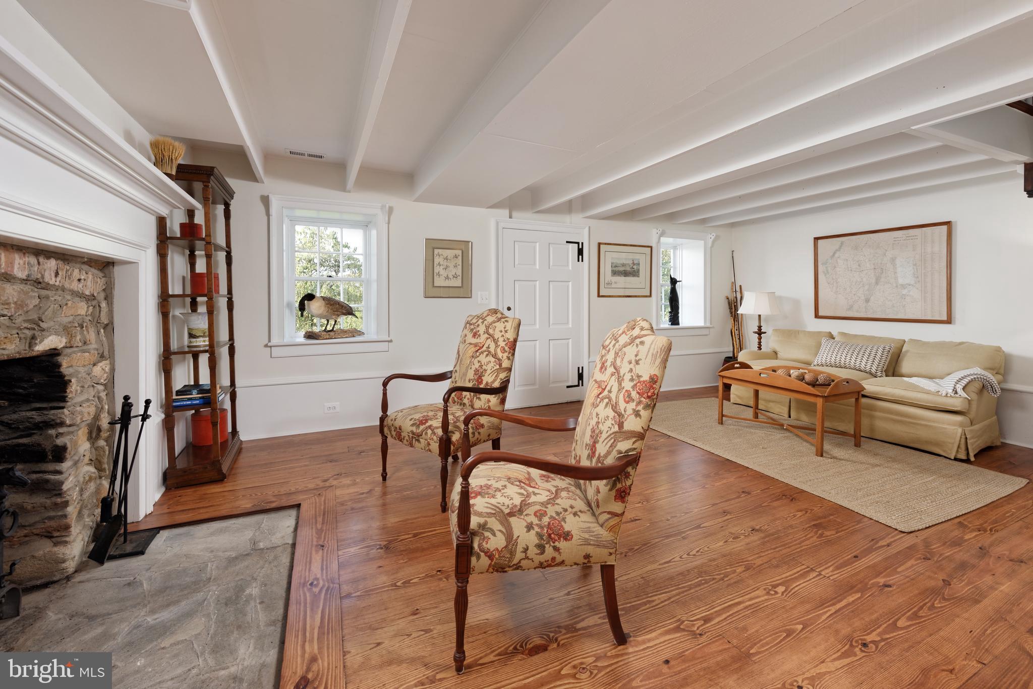 20532 Trappe Road Upperville, VA 20184 - Photo 15 of 63 Library is in the oldest section of the house