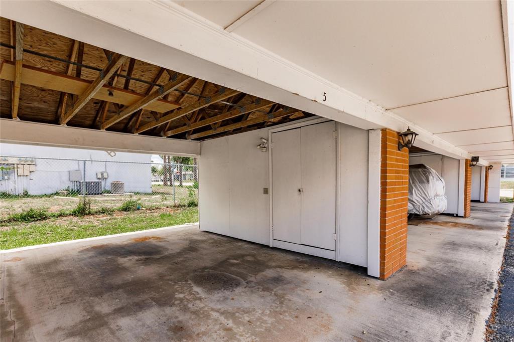 4158 Tamiami Trail, Unit S6 Port Charlotte, FL 33952 - Photo 36 of 39 a view of a room with wooden walls