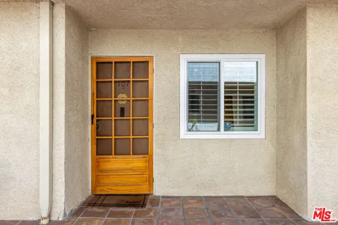 a view of front door of a house