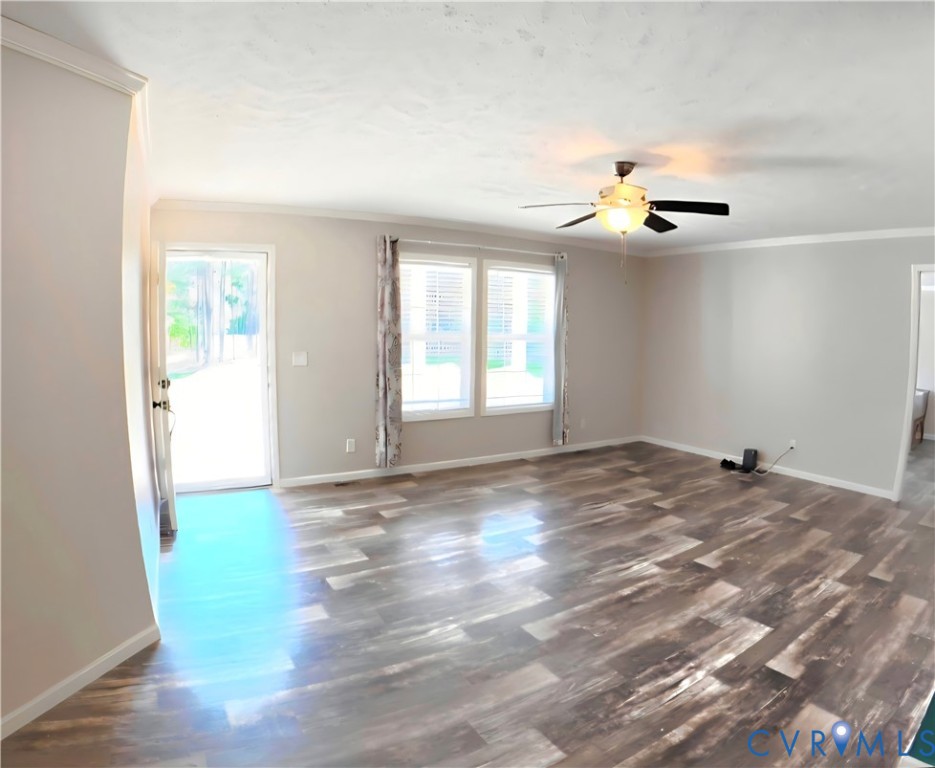 601 Middle Fork Road Palmyra, VA 22963 - Photo 6 of 22 wooden floor in an empty room with a window