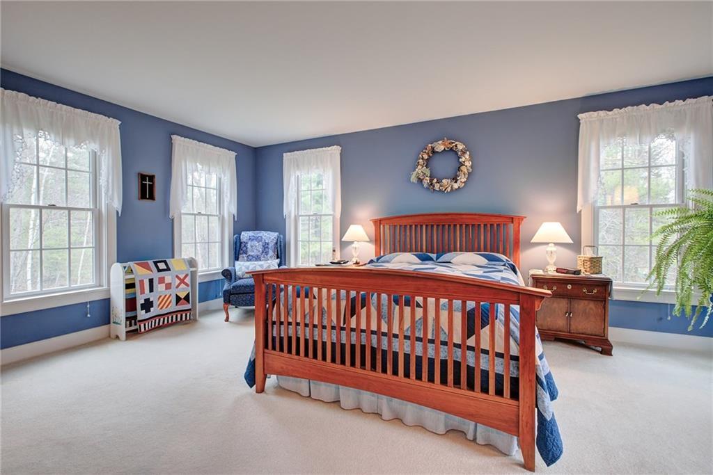 64 Walpole Meeting House Road Walpole, ME 04573 - Photo 12 of 35 Master bedroom with room enough for...