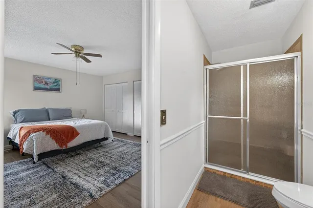 a view of a storage & utility room with washer and dryer