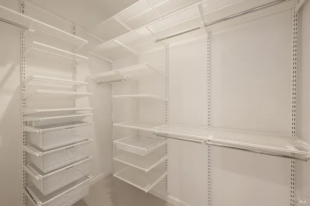 a view of walk in closet