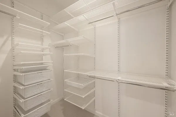 a view of walk in closet