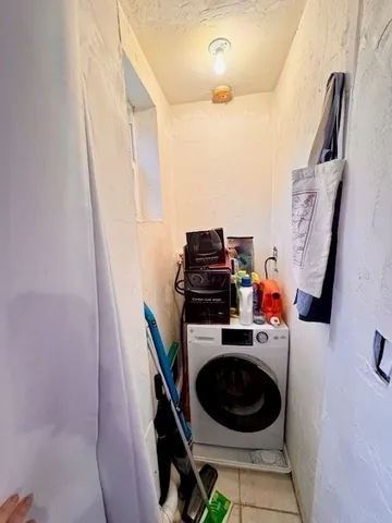 a workspace with furniture and wooden floor