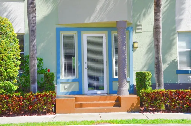 a view of a entryway door of the house