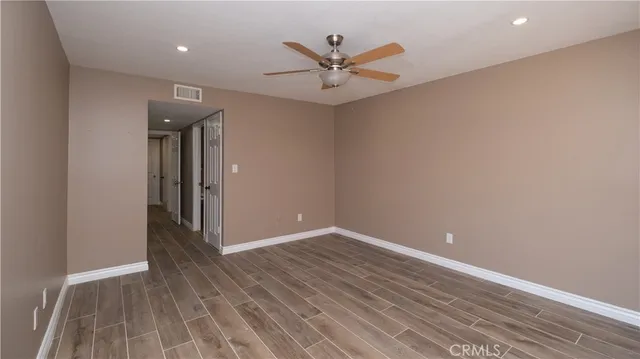 wooden floor in an empty room
