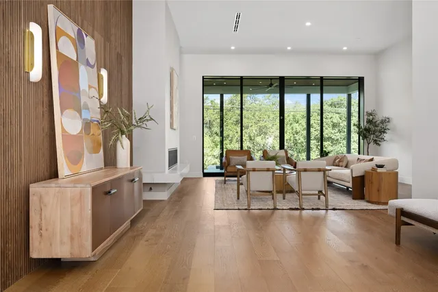 a kitchen with a table and chairs