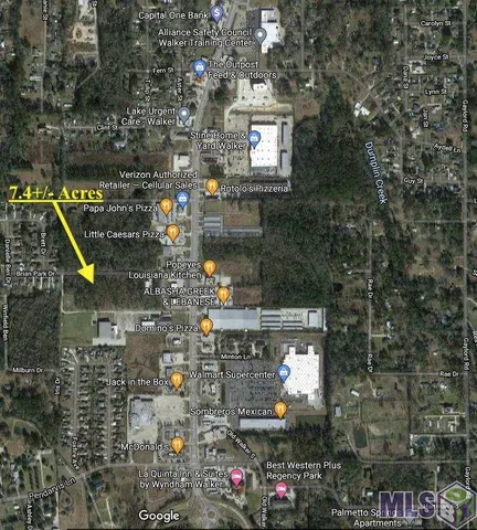 $725,000 | 7.3-acres Brian Park Drive, Walker, LA 70785