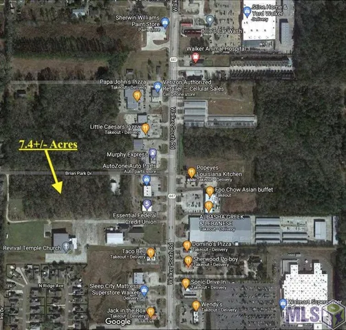 $725,000 | 7.3-acres Brian Park Drive, Walker, LA 70785