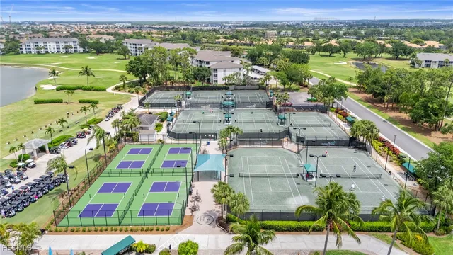 a view of a city with tall buildings
