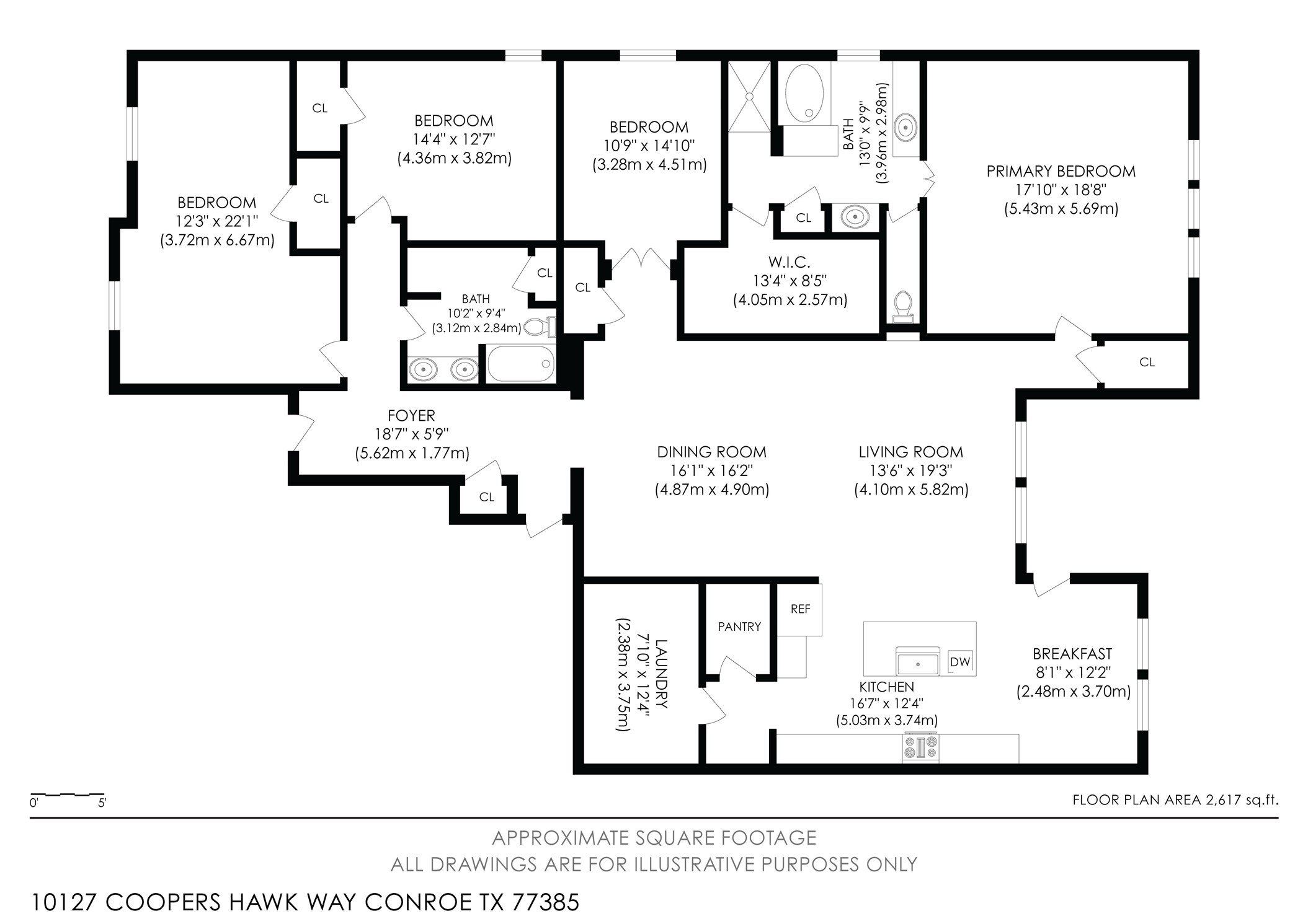 10127 Cooper's Hawk Way Conroe, TX 77385 - Photo 35 of 35 Spacious and functional floor plan