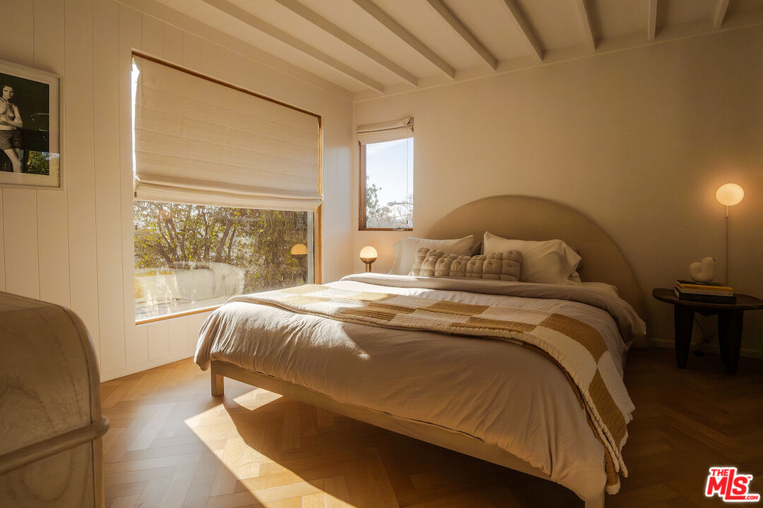 2139 Baxter Street Los Angeles, CA 90039 - Photo 14 of 55 a bedroom with a bed and a large window