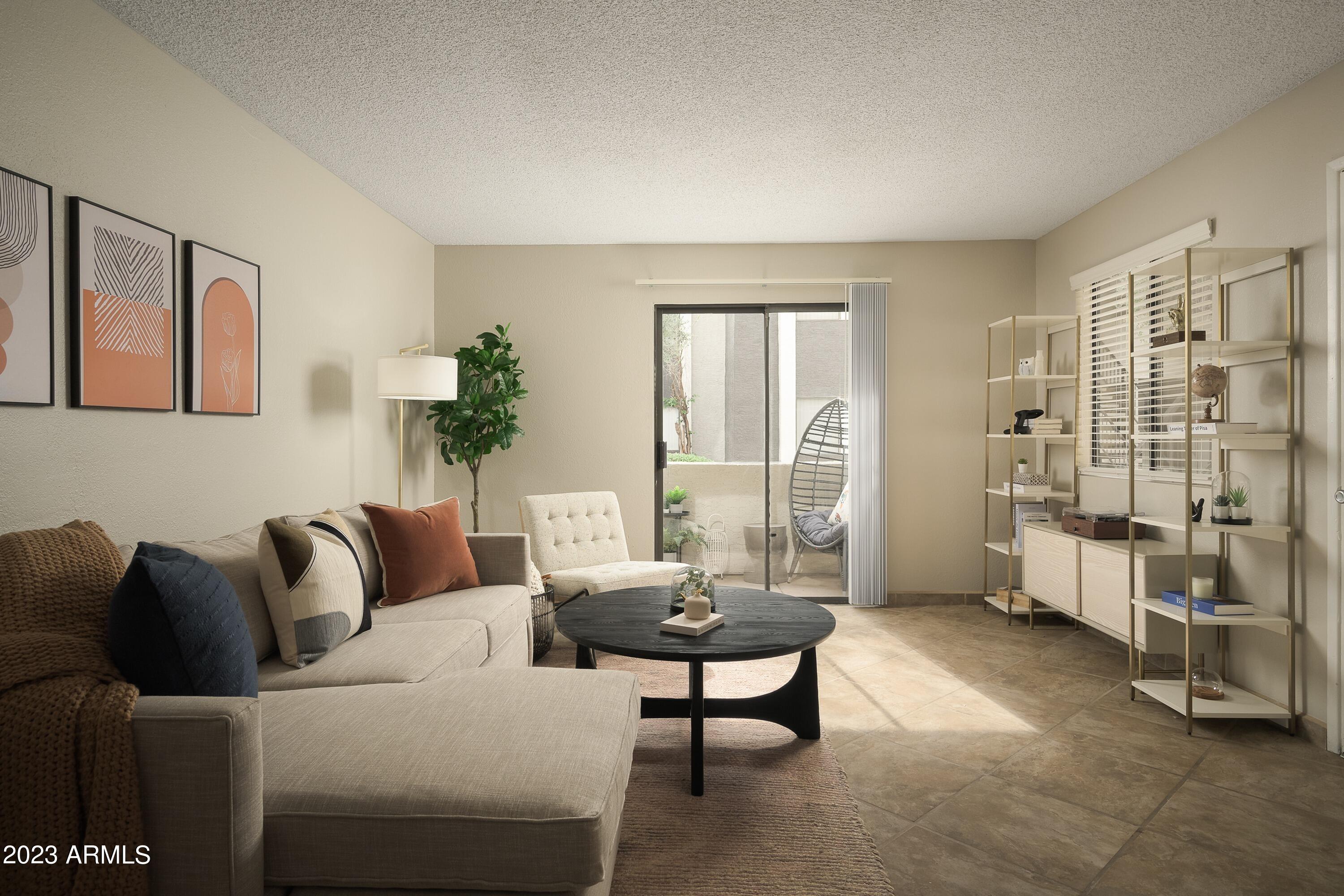 8550 East McDowell Road, Unit 1 Scottsdale, AZ 85257 - Photo 2 of 11 Living Room