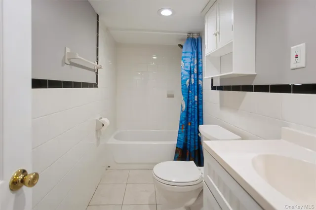 a bathroom with a toilet and a bathtub