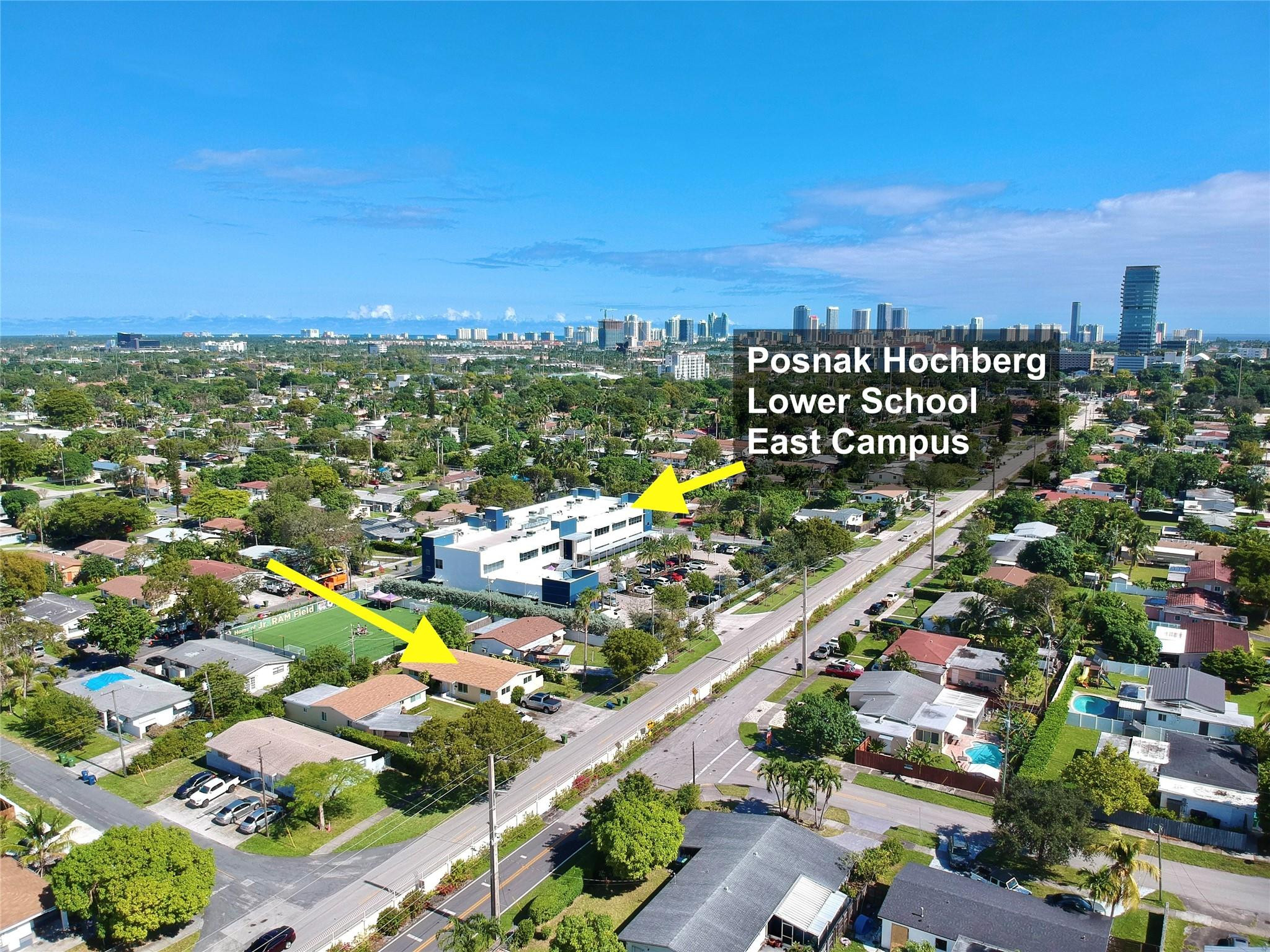 512 Southwest 11th Street, Unit A Hallandale Beach, FL 33009 - Photo 15 of 15 an aerial view of a city with lots of residential buildings ocean and mountain view in back